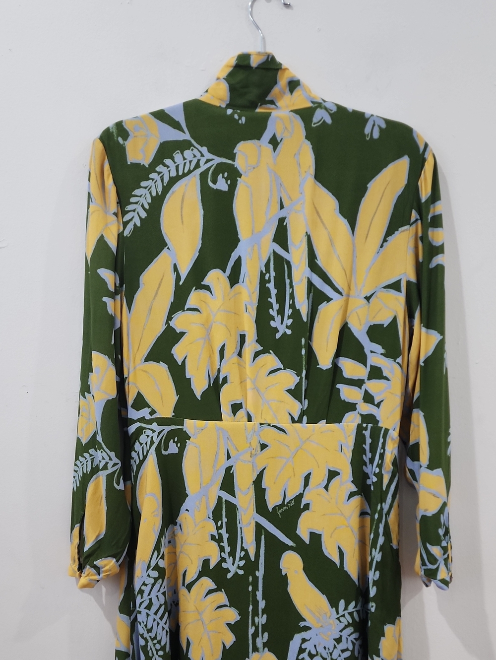 Farm Rio Foliage Sketch V Neck Maxi Dress - Picture 8 of 16